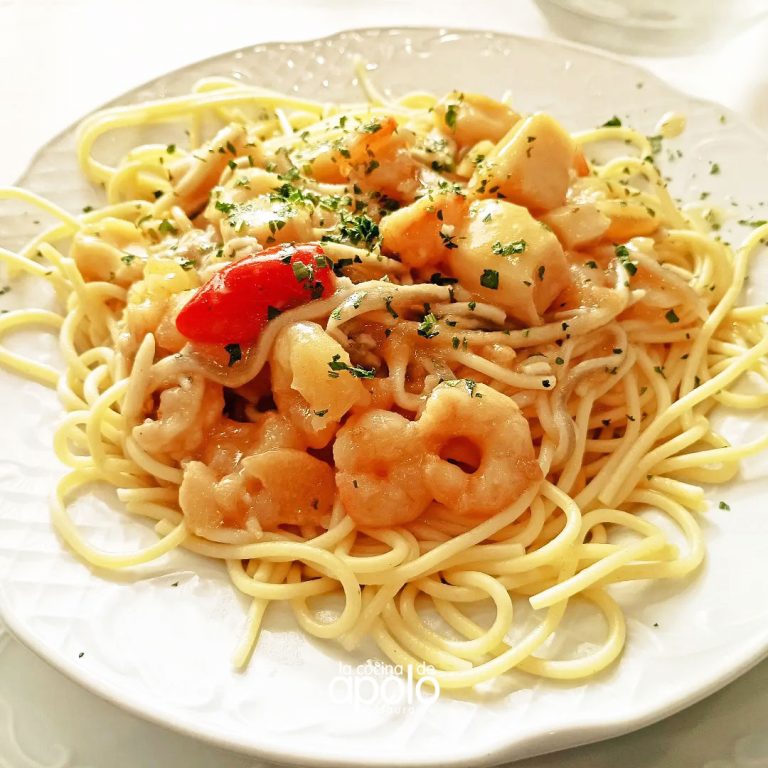 Espaguetis marinera